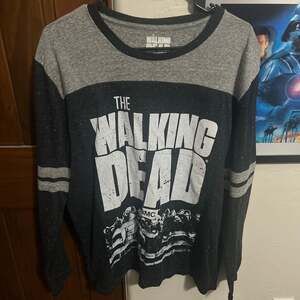 The Walking Dead AMC Promo Long Sleeve Graphic Raglan T-Shirt